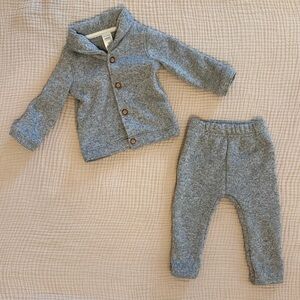 Carter's Heather Gray Baby Two-Piece Outfit